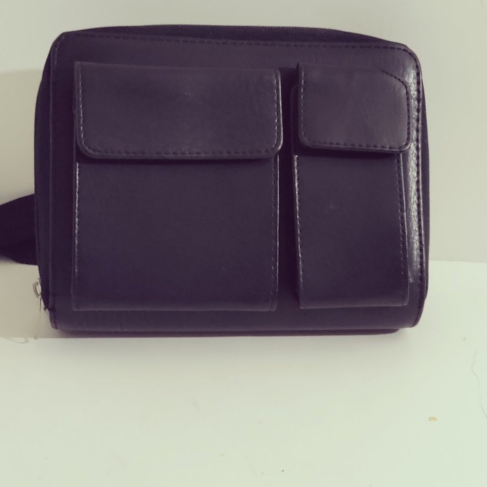 Multi Purpose Leather Case with Adjustable Shoulder Straps - Picture 5 of 16